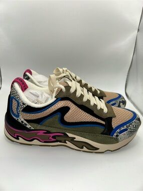 Sandro flame sneakers multi colored size 36 NIB